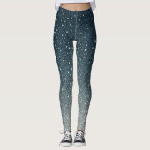 Moderne elegante glitter sprankelt leggings (Voorkant)