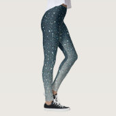 Moderne elegante glitter sprankelt leggings (Rechts)