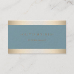 Moderne, elegante Gold Foil Metal Professional Bus Visitekaartje
