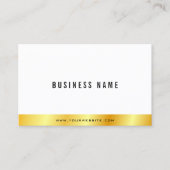 Moderne, elegante Gold look op maat Visitekaartje (Voorkant)