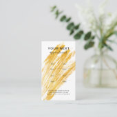 Moderne Elegante Golf Glitter Afsprakenkaartje (Staand voorkant)