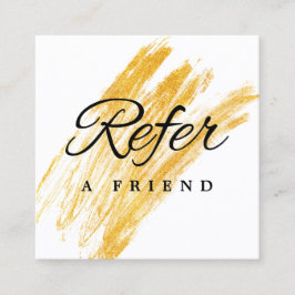 Moderne elegante golfglitter aanbevelingskaartje