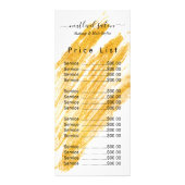 Moderne elegante golfglitter reclamekaart (Voorkant)