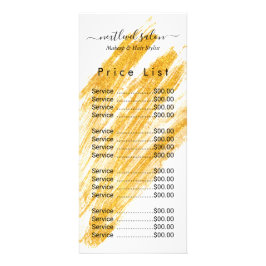 Moderne elegante golfglitter reclamekaart