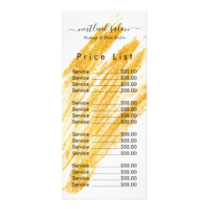 Moderne elegante golfglitter reclamekaart