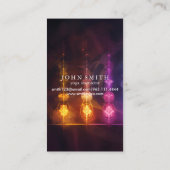 Moderne Elegante Gouden Chakra Spirituele Energie  Visitekaartje (Achterkant)