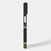 Moderne Elegante Gouden Monogram Case-Mate iPhone Case (Achterkant / Rechts)