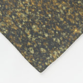 Moderne Elegante Gouden Monogram Fleece Deken (Hoek)