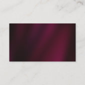 Moderne elegante gouden script naam tekst luxe visitekaartje (Achterkant)