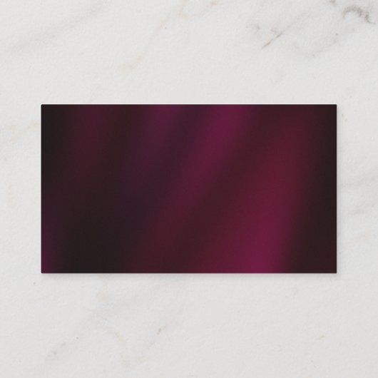 Moderne elegante gouden script naam tekst luxe visitekaartje (Achterkant)