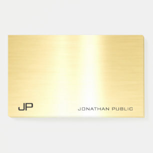 Moderne Elegante Gouden Sjabloon Eenvoudige Profes Post-it® Notes