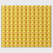 Moderne Elegante Gouden Stippen Cadeaupapier (Vlak)