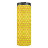 Moderne Elegante Gouden Stippen Thermosbeker (Achterkant)