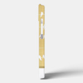 Moderne Elegante Gouden Zwaluwwalgen op Draden Naa Case-Mate iPhone Case (Achterkant / Links)