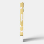 Moderne Elegante Gouden Zwaluwwalgen op Draden Naa Case-Mate iPhone Case (Achterkant / Rechts)