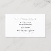 Moderne, elegante grafische vormgeving Gold Black  Visitekaartje (Achterkant)