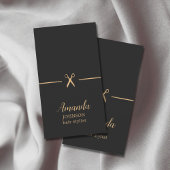 Moderne, elegante grafische vormgeving Gold Black  Visitekaartje