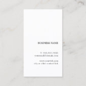 Moderne elegante grijs blauwe strepen consultant visitekaartje (Achterkant)