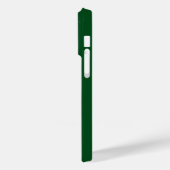 Moderne Elegante Groene Monogram Eerste Letters Case-Mate iPhone Case (Achterkant / Links)
