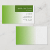 Moderne Elegante Groene Natuur Milieu Luxe Visitekaartje (Voorkant / Achterkant)