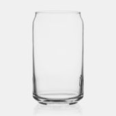 Moderne Elegante Handgeschreven Script Gepersonali Blikvorm Glas (Rechts)