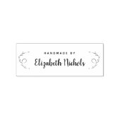 Moderne Elegante Handmade Door Rubber Stamp Rubberstempel (Afrduk)
