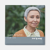 Moderne elegante herinnering Foto Keepsake magneet (Voorkant)