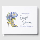 Moderne Elegante Hoge-Hak Bruiloft Gastengastboek Gastenboek (Voorkant)