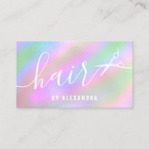 Moderne, elegante holografische haarstylisschaar