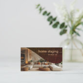 Moderne Elegante Home Staging Visitekaartje (Staand voorkant)