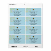 Moderne Elegante Honiing verzendlabels Etiket (Full Sheet)