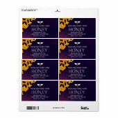 Moderne Elegante Honiing verzendlabels Etiket (Full Sheet)