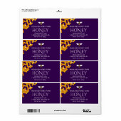 Moderne Elegante Honiing verzendlabels Etiket (Full Sheet)