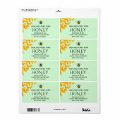 Moderne Elegante Honiing verzendlabels Etiket (Full Sheet)