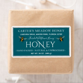 Moderne Elegante Honing Aangepaste Verzendlabels Etiket
