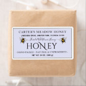Moderne Elegante Honing Aangepaste Verzendlabels Etiket (Insitu)
