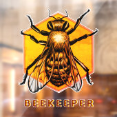 Moderne & Elegante Honingbij Gepersonaliseerde Imk Raamsticker (Vel 2)