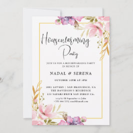 Moderne elegante housewarming party kaart