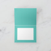 Moderne Elegante Jurk Bruidsfeest Dank Je Bedankkaart (Binnen)