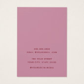 Moderne elegante kaart voor het displayen van kett (Achterkant)