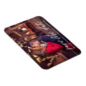 Moderne elegante kalligrafie bespaart de Datum fot Magneet (Rechterzijde)