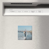 Moderne elegante kalligrafie bespaart de datum waa magneet (Insitu (Vaatwasser))