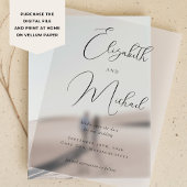 Moderne Elegante Kalligrafie Bruiloft Printable Save The Date