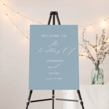 Moderne Elegante Kalligrafie Bruiloft Welkomstbord