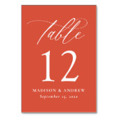 Moderne elegante kalligrafie Verona Sunset Wedding Kaart (Voorkant)