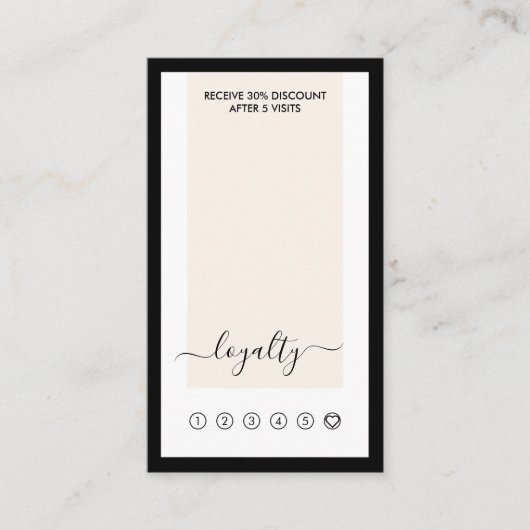 Moderne elegante kalligrafie - Verticaal Visitekaartje (Voorkant)