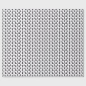 Moderne elegante kerstbomen cadeau cadeaupapier (Vlak)