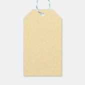 Moderne elegante klassieke kerst cadeaulabel (Achterkant)