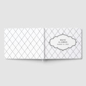 Moderne elegante klassieke minimalist gastenboek (Volledig)
