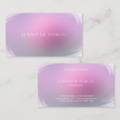 Moderne, elegante kleuren, eenvoudige professionel visitekaartje (Voorkant / Achterkant)